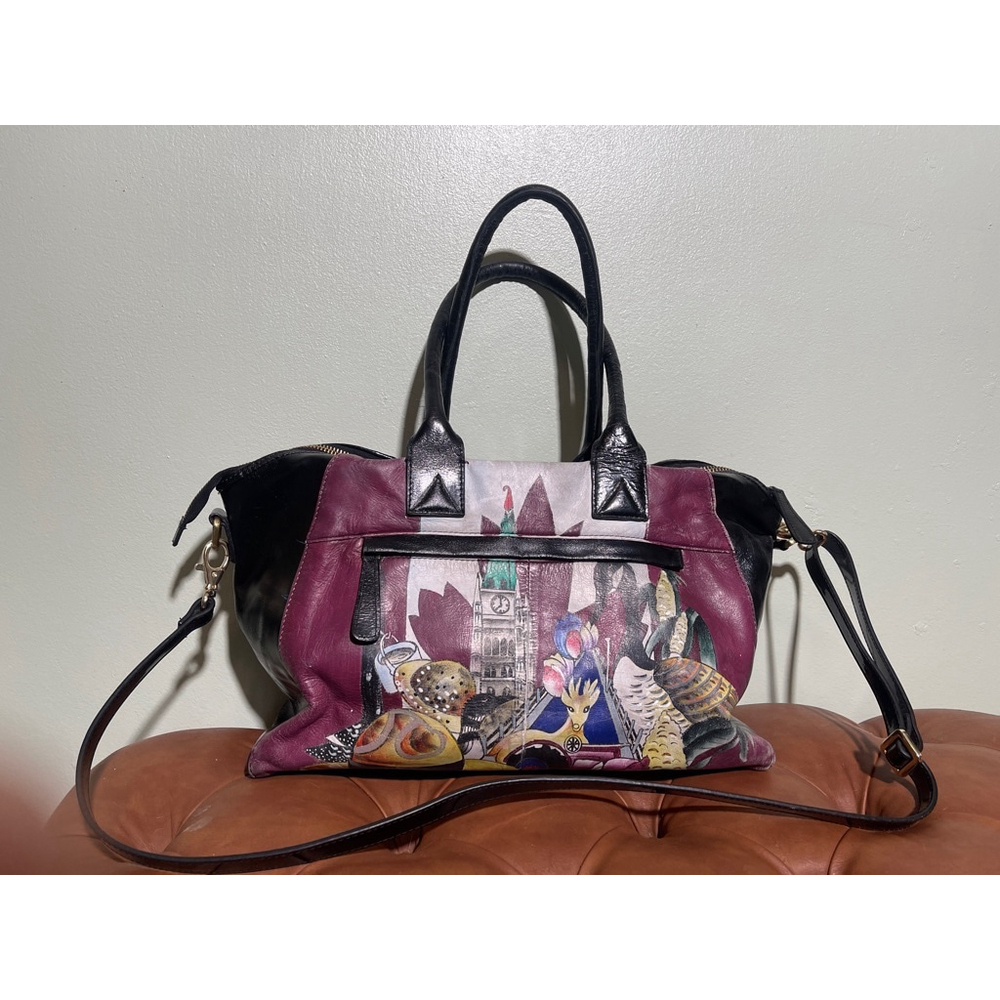 Women's Artistic Hand Painted Expressions by Sharif Tote Bag - Picture 13 of 15
